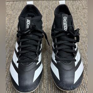 Adidas Adizero Football Cleats – Black & White